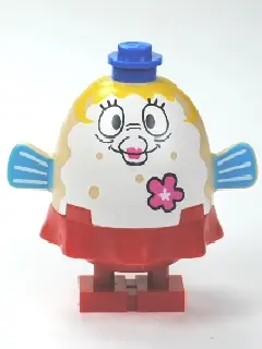 BOB038:  Mrs. Puff - Pink Flower