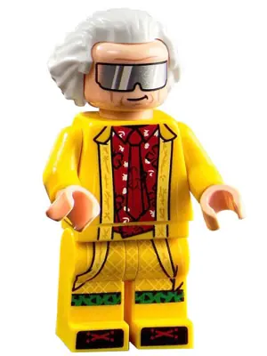 BTF002:  Doc Brown - Long Hair, Yellow Coat