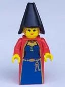 Minifigurka: CAS033:  Knights' Kingdom - Queen Leonora (Maiden with Black Cone Hat)