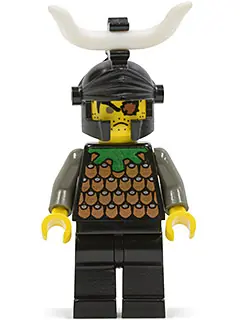 CAS043:  Knights' Kingdom - Gilbert the Bad, Black Dragon Helmet, Horns