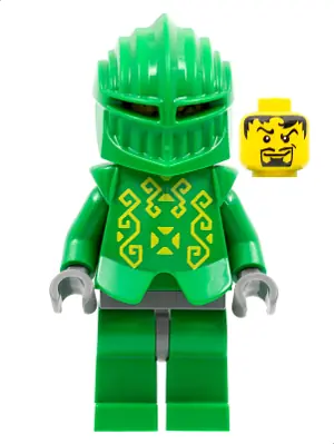 CAS261:  Knights' Kingdom II - Rascus with Armor, Plain Torso
