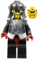 Minifigurka: CAS271:  Knights' Kingdom II - Shadow Knight, Speckle Black-Silver Armor and Helmet