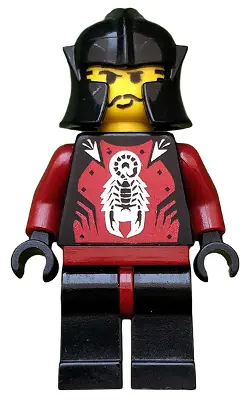 CAS283:  Knights' Kingdom II - Shadow Knight, Adventurer Head (Chess Pawn)