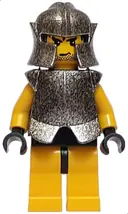 Minifigurka: CAS299:  Knights' Kingdom II - Rogue Knight 2 (Yellow Legs, Speckle Breastplate, Speckle Cheek Protector Helmet)
