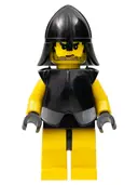 Minifigurka: CAS310:  Knights' Kingdom II - Rogue Knight 3 (Yellow Legs, Black Breastplate, Black Neck-Protector)
