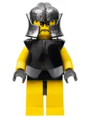 Minifigurka: CAS311:  Knights' Kingdom II - Rogue Knight 4 (Yellow Legs, Black Breastplate, Speckle Cheek Protector Helmet)