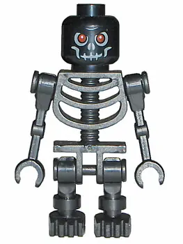 CAS327:  Fantasy Era - Skeleton Warrior 1, Black