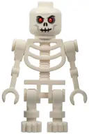 Minifigurka: CAS328:  Fantasy Era - Skeleton Warrior 2, White