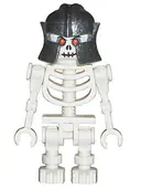 Minifigurka: CAS329:  Fantasy Era - Skeleton Warrior 3, White, Speckled Helmet