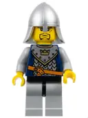 Minifigurka: CAS349:  Fantasy Era - Crown Knight Scale Mail with Crown, Helmet with Neck Protector, 3 Spots under Left Eye