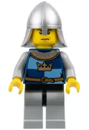 Minifigurka: CAS362:  Fantasy Era - Crown Knight Quarters, Helmet with Neck Protector, Scowl