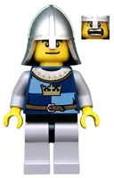 Minifigurka: CAS371:  Fantasy Era - Crown Knight Quarters, Helmet with Neck Protector, Dual Sided Head