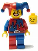 Minifigurka: CAS403A:  Fantasy Era - Jester (Dual Sided Head)