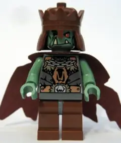 CAS420:  Fantasy Era - Troll King with Reddish Brown Crown