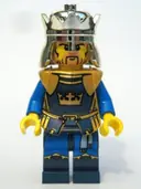Minifigurka: CAS422:  Fantasy Era - Crown King, No Cape, Printed Legs