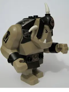 CAS423:  Fantasy Era - Troll, Dark Tan with Black Armor