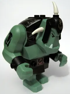 CAS424:  Fantasy Era - Troll, Sand Green with Black Armor