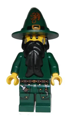 CAS435:  Kingdoms - Dark Green Wizard