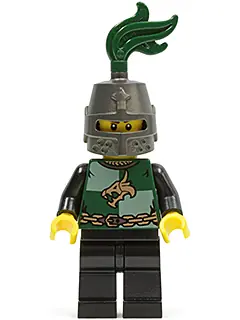 CAS454:  Kingdoms - Dragon Knight Quarters, Helmet Closed, Long Brown Moustache