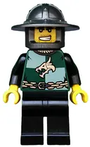 Minifigurka: CAS455:  Kingdoms - Dragon Knight Quarters, Helmet with Broad Brim, Bared Teeth