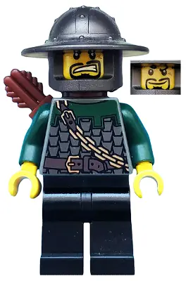 CAS488:  Kingdoms - Dragon Knight Scale Mail with Chain and Belt, Helmet with Broad Brim, Quiver
