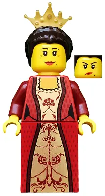 CAS504:  Kingdoms - Queen with Dark Brown Hair