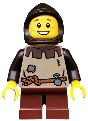 CAS505:  Kingdoms - Peasant, Child with Dark Brown Hood