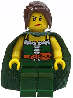 CAS510:  Kingdoms - Dark Green Chess Queen