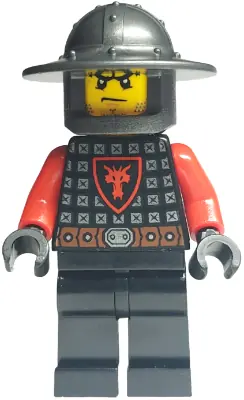 CAS541:  Castle - Dragon Knight Scale Mail with Dragon Shield, Helmet with Broad Brim