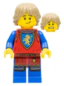 Minifigurka: CAS560:  Lion Knight - Male, Dark Tan Hair