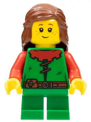CAS573:  Forest Girl - Red, Long Hair