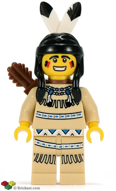 COL001:  Tribal Hunter, Series 1 (Minifigure Only without Stand and Accessories)