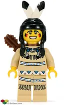 Minifigurka: COL001:  Tribal Hunter, Series 1 (Minifigure Only without Stand and Accessories)