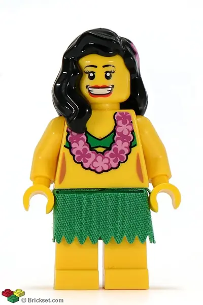 COL033:  Hula Dancer, Series 3 (Minifigure Only without Stand and Accessories)