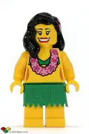 Minifigurka: COL033:  Hula Dancer, Series 3 (Minifigure Only without Stand and Accessories)