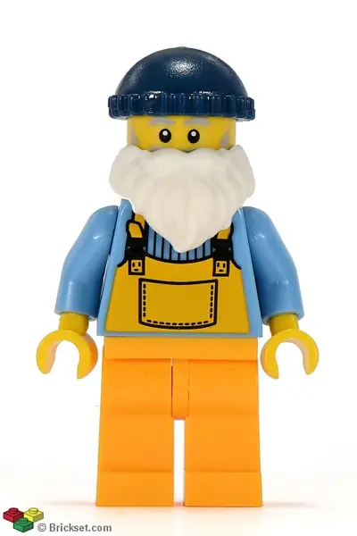 COL037:  Fisherman, Series 3 (Minifigure Only without Stand and Accessories)