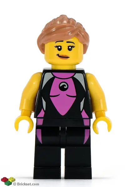 COL053:  Surfer Girl, Series 4 (Minifigure Only without Stand and Accessories)