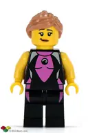 Minifigurka: COL053:  Surfer Girl, Series 4 (Minifigure Only without Stand and Accessories)