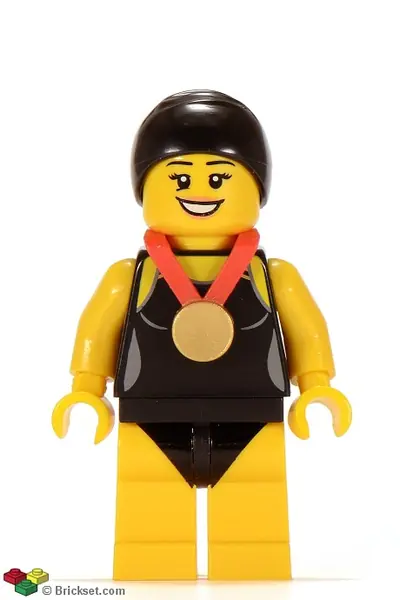 COL097:  Swimming Champion, Series 7 (Minifigure Only without Stand and Accessories)