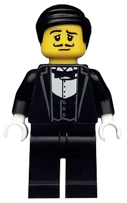 COL129:  Waiter, Series 9 (Minifigure Only without Stand and Accessories)