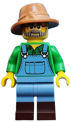 COL228:  Farmer, Series 15 (Minifigure Only without Stand and Accessories)