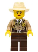 Minifigurka: COL274:  Swamp Police - Detective Female