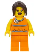 Minifigurka: COL285:  Singer Female