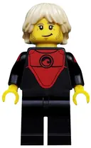 Minifigurka: COL286:  Pro Surfer, Series 17 (Minifigure Only without Stand and Accessories)