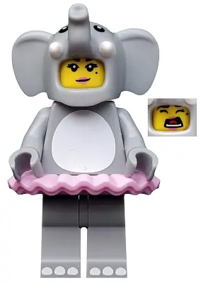 COL312:  Elephant Girl, Series 18 (Minifigure Only without Stand and Accessories)