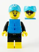 Minifigurka: COL374:  Paddle Surfer, Series 21 (Minifigure Only without Stand and Accessories)