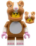 Minifigurka: COL449:  Hamster Costume Fan, Series 27 (Minifigure Only without Stand and Accessories)