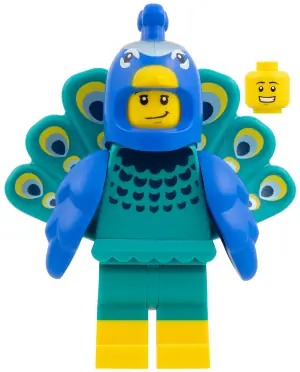 COL461:  Peacock Costume Fan, Series 28 (Minifigure Only without Stand and Accessories)