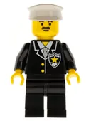 Minifigurka: COP002:  Police - Suit with Sheriff Star, Black Legs, White Hat