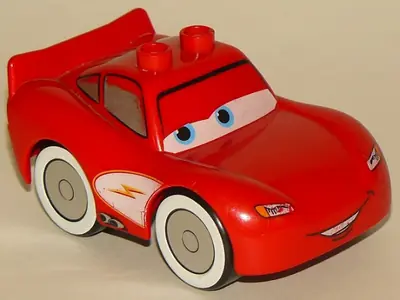 CRS050:  Duplo Lightning McQueen - Plain Hood